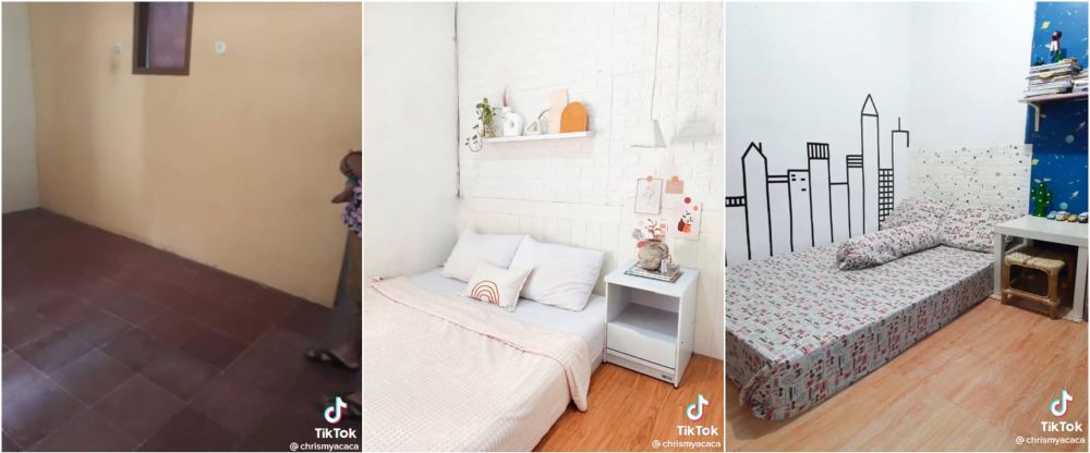 dulu dan kini transformasi rumah tua © TikTok dulu dan kini transformasi rumah tua © TikTok