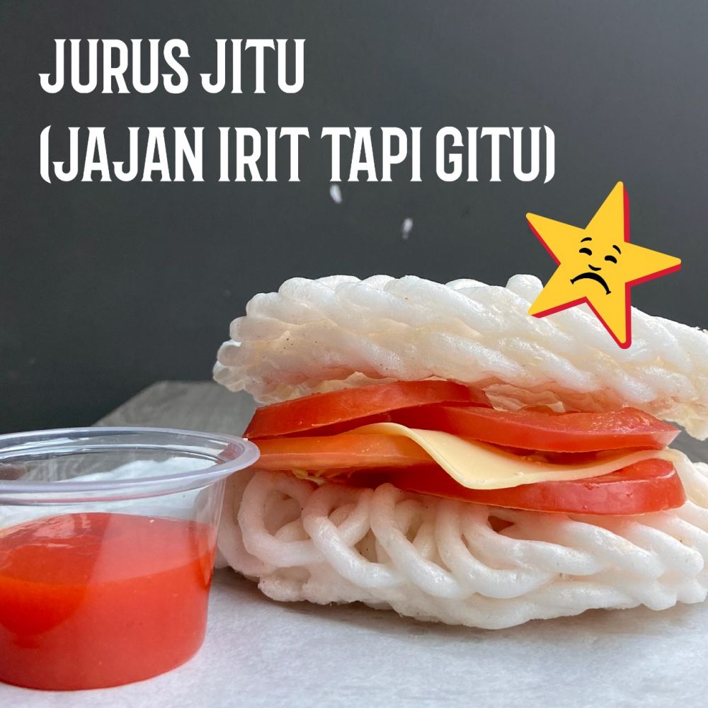 makan nyeleneh pakai kerupuk © berbagai sumber makan nyeleneh pakai kerupuk © berbagai sumber