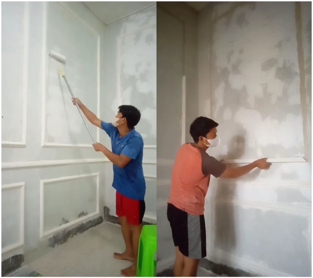 bikin ruang tamu jadi mewah © TikTok 