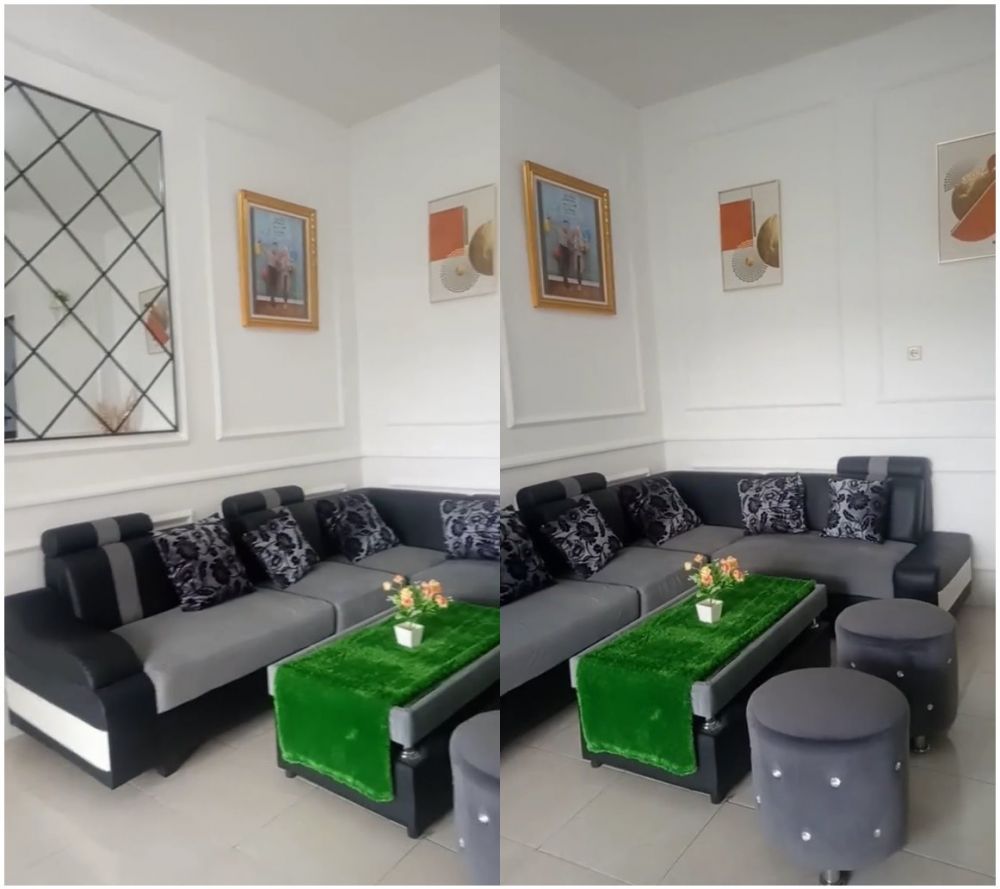 bikin ruang tamu jadi mewah © TikTok 