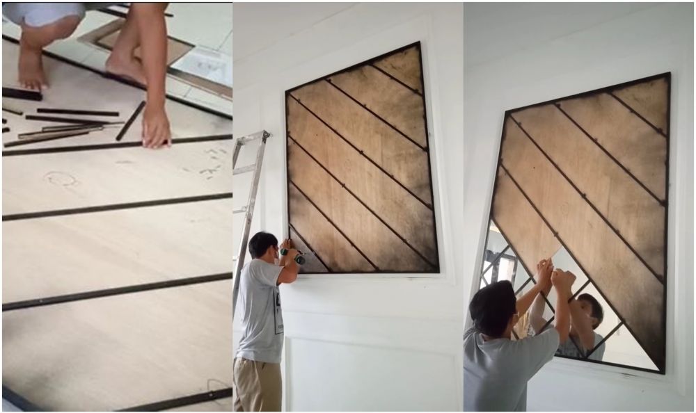 bikin ruang tamu jadi mewah © TikTok 