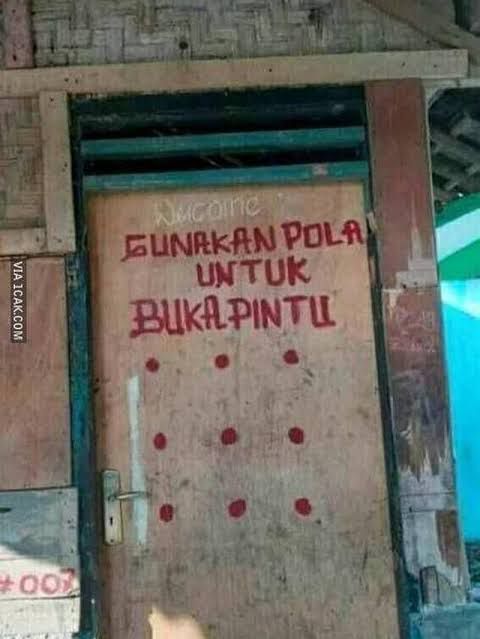 petunjuk pintu masuk malah bingungin © berbagai sumber