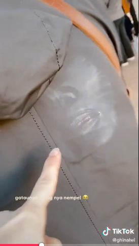 makeup nempel di jaket Tiktok makeup nempel di jaket Tiktok