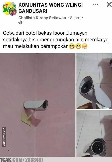 potret cctv menipu mata  © berbagai sumber potret cctv menipu mata  © berbagai sumber