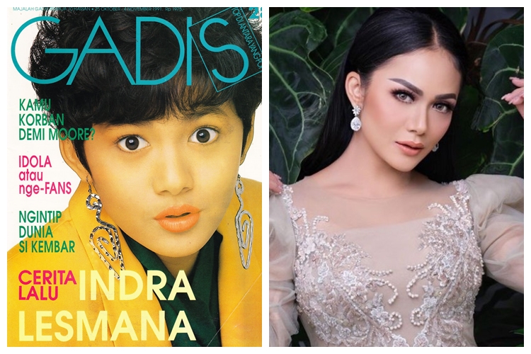 Potret dulu & kini covergirl era 90-an © berbagai sumber