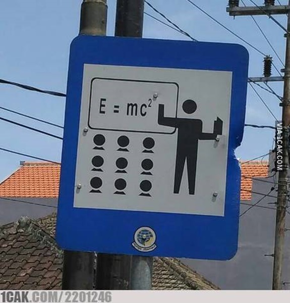 tulisan di papan peringatan © berbagai sumber