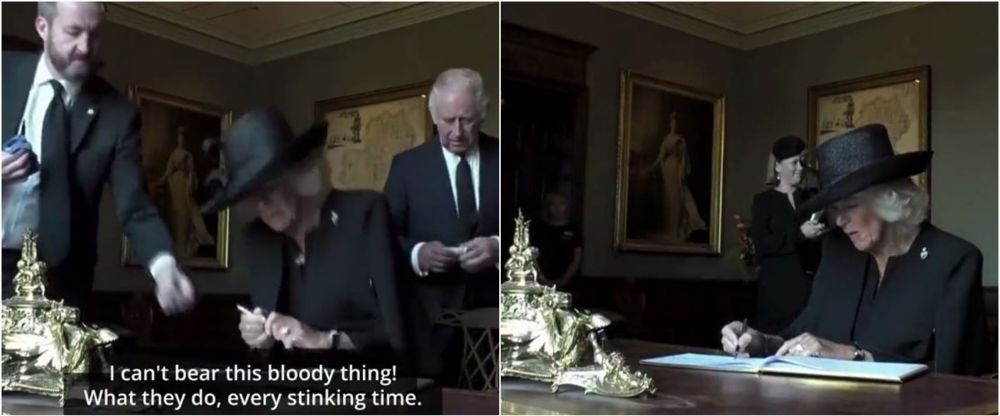 momen raja charles iii kesal pulpen bocor © twitter