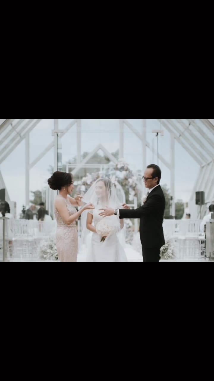 potret pernikahan nadya mci season 8 © instagram