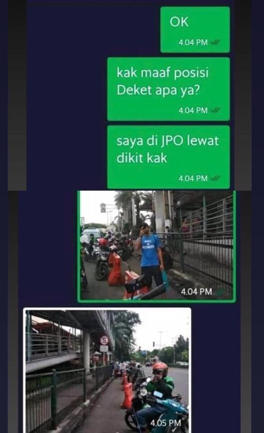 driver ojol tanya posisi jemput © berbagai sumber driver ojol tanya posisi jemput © berbagai sumber