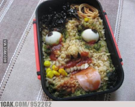 potret lucu bekal makanan © berbagai sumber