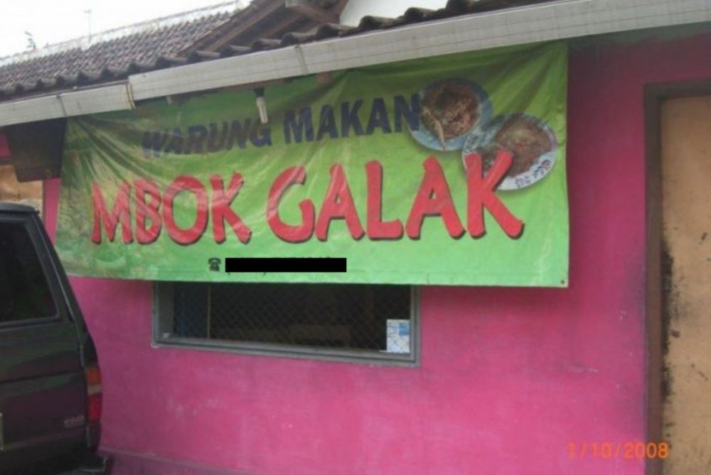 Warung makan punya nama antimainstream © berbagai sumber