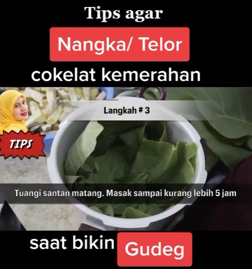 5 Trik masak nangka jadi gudeg agar warnanya cokelat kemerahan