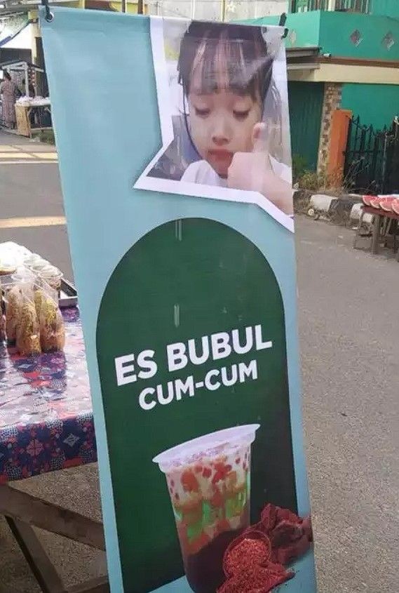 Potret nama warung pakai kata-kata imut Berbagai sumber