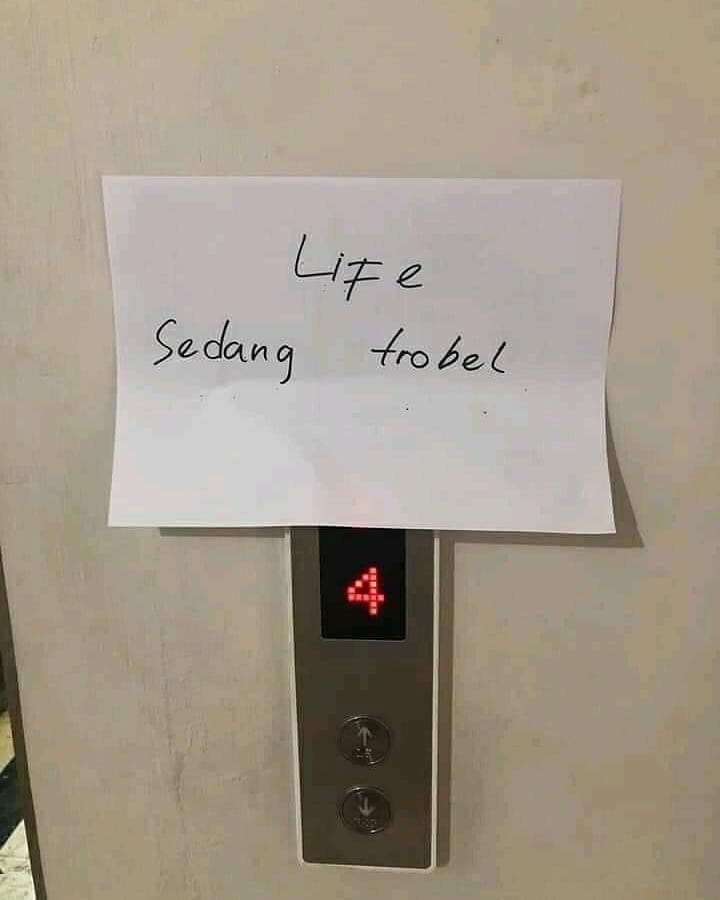 pemberitahuan pakai kearifan lokal lucu © berbagai sumber