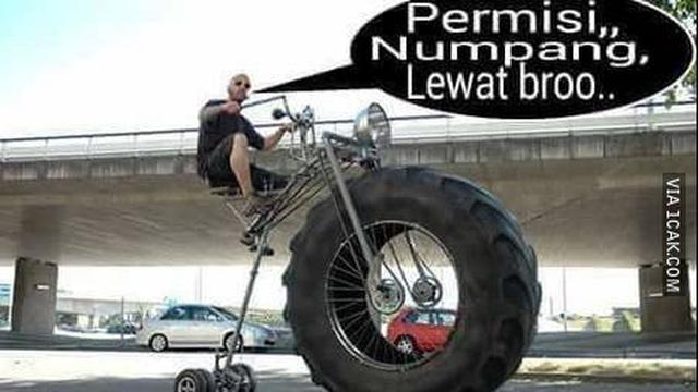 Potret desain sepeda nyeleneh Berbagai sumber