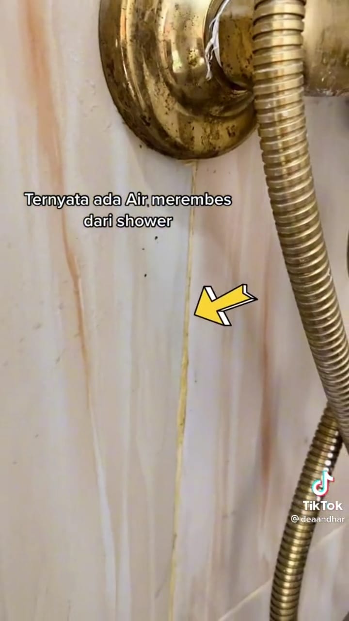 potret keanehan rumah mewah © TikTok