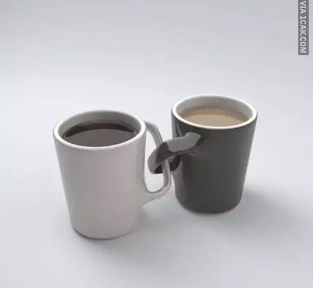 Cangkir desain nyeleneh Berbagai sumber