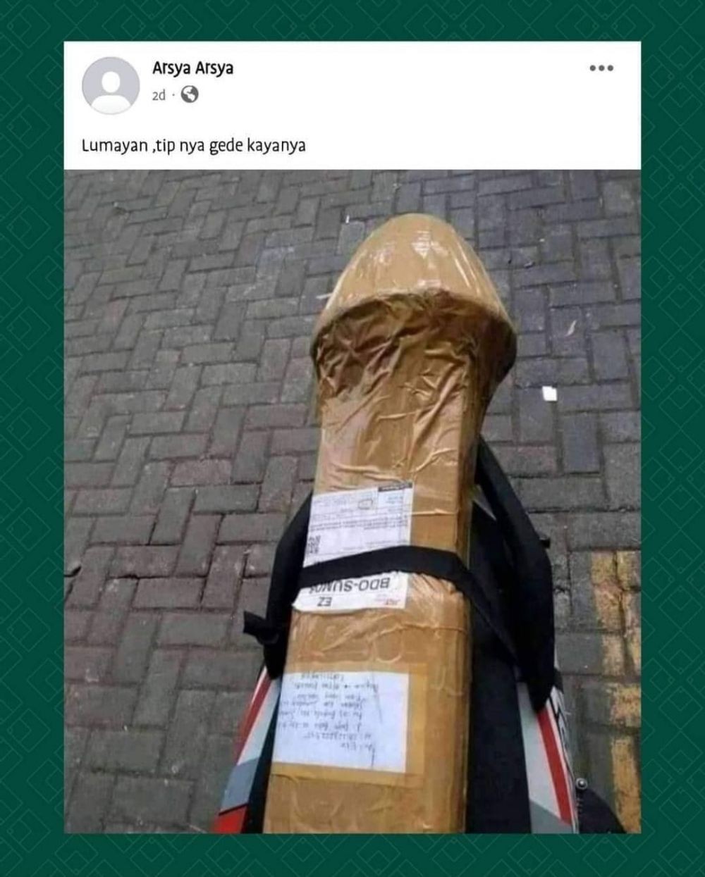 penampakan isi paket nyeleneh Berbagai sumber penampakan isi paket nyeleneh Berbagai sumber