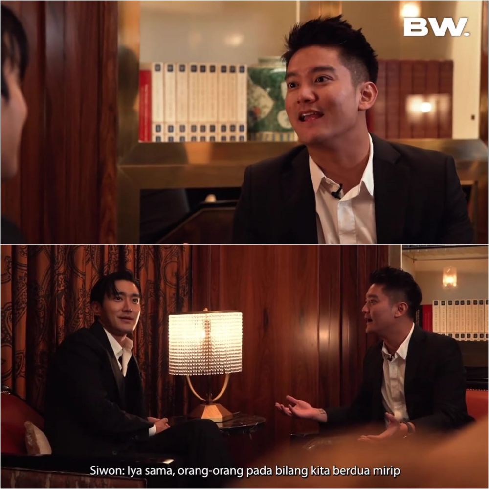 momen pertemuan siwon dan boy william © instagram