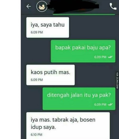 11 Chat lucu customer ojek online minta dijemput Berbagai sumber