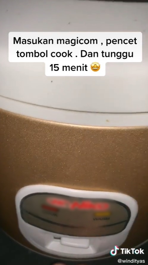 Trik memasak nasi di rice cooker dengan cepat, cuma butuh 15 menit