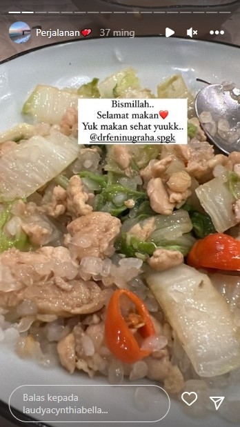 10 Lauk makan harian Laudya Cynthia Bella, jaga bobot stabil di 50 kg