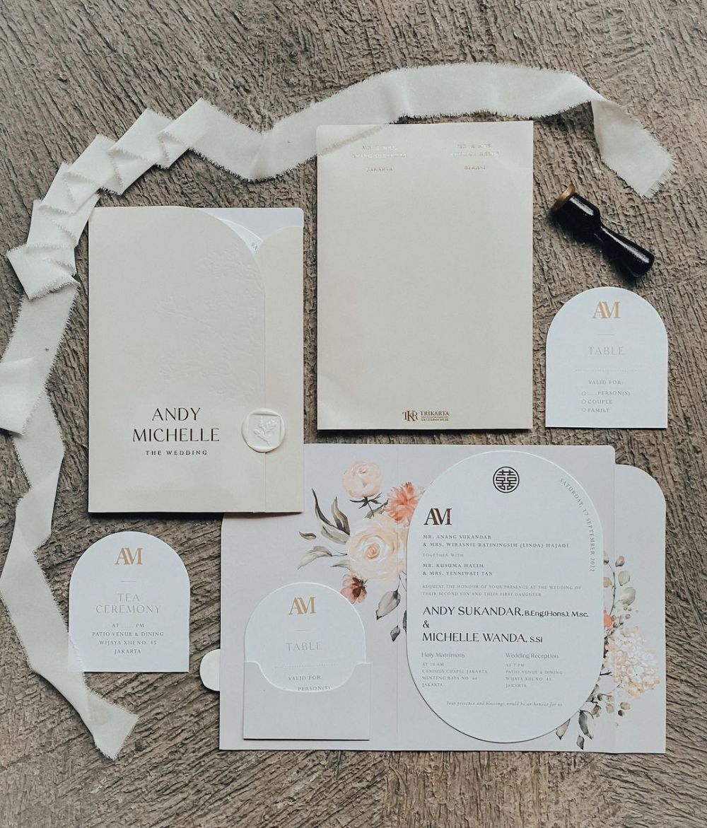 Potret pernikahan Michelle Wanda © 2022 Instagram Potret pernikahan Michelle Wanda © 2022 Instagram