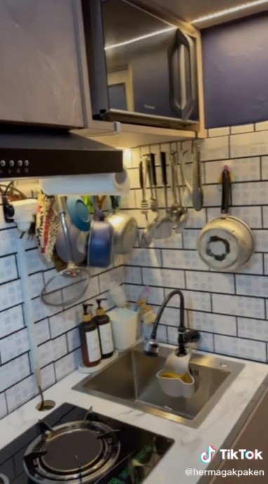 Rumah kontrakan 3 petak usai dimakeover © TikTok