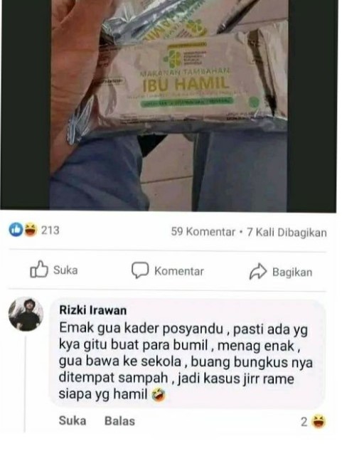 Curhatan lucu di kolom komentar Facebook © berbagai sumber