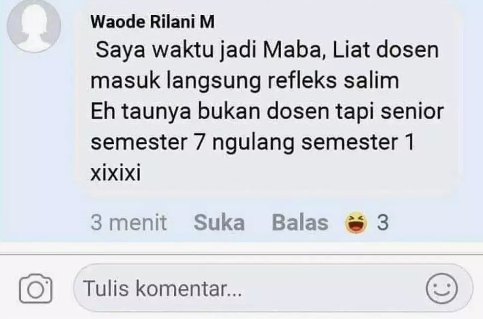 Curhatan lucu di kolom komentar Facebook © berbagai sumber