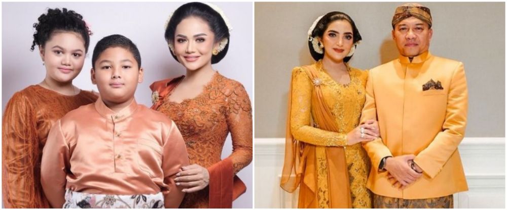 Krisdayanti dan Ashanty di tedak siten © berbagai sumber