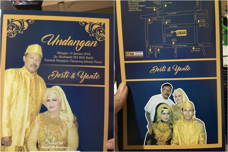 Foto nyeleneh di undangan © berbagai sumber Foto nyeleneh di undangan © berbagai sumber