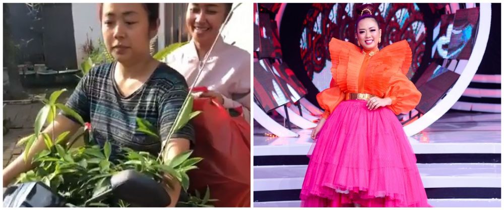 Soimah di keseharian vs saat di panggung © 2022 Instagram 