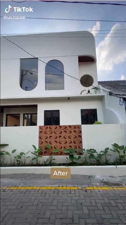 rumah tua rusak usai renovasi © TikTok/@un.hause