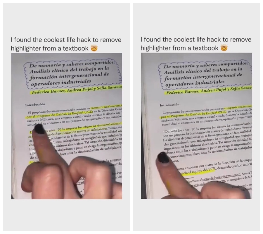 cara hapus coretan pena highlighter © berbagai sumber cara hapus coretan pena highlighter © berbagai sumber