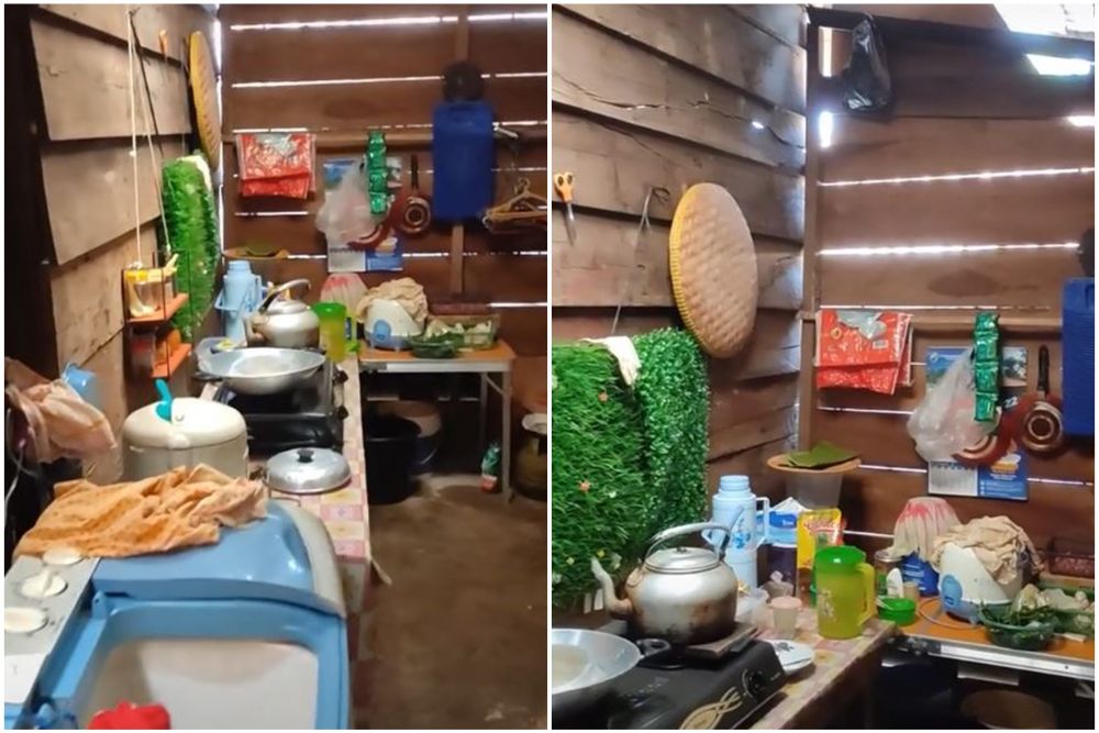 dapur usai dimakeover ini nyeleneh © TikTok dapur usai dimakeover ini nyeleneh © TikTok