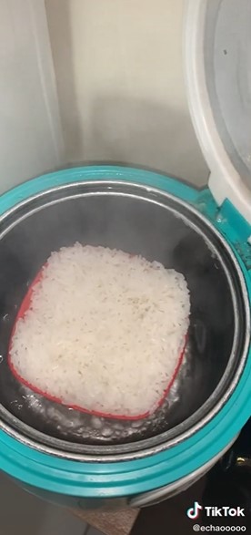 Trik masak satu porsi nasi pakai rice cooker, cocok buat anak kos