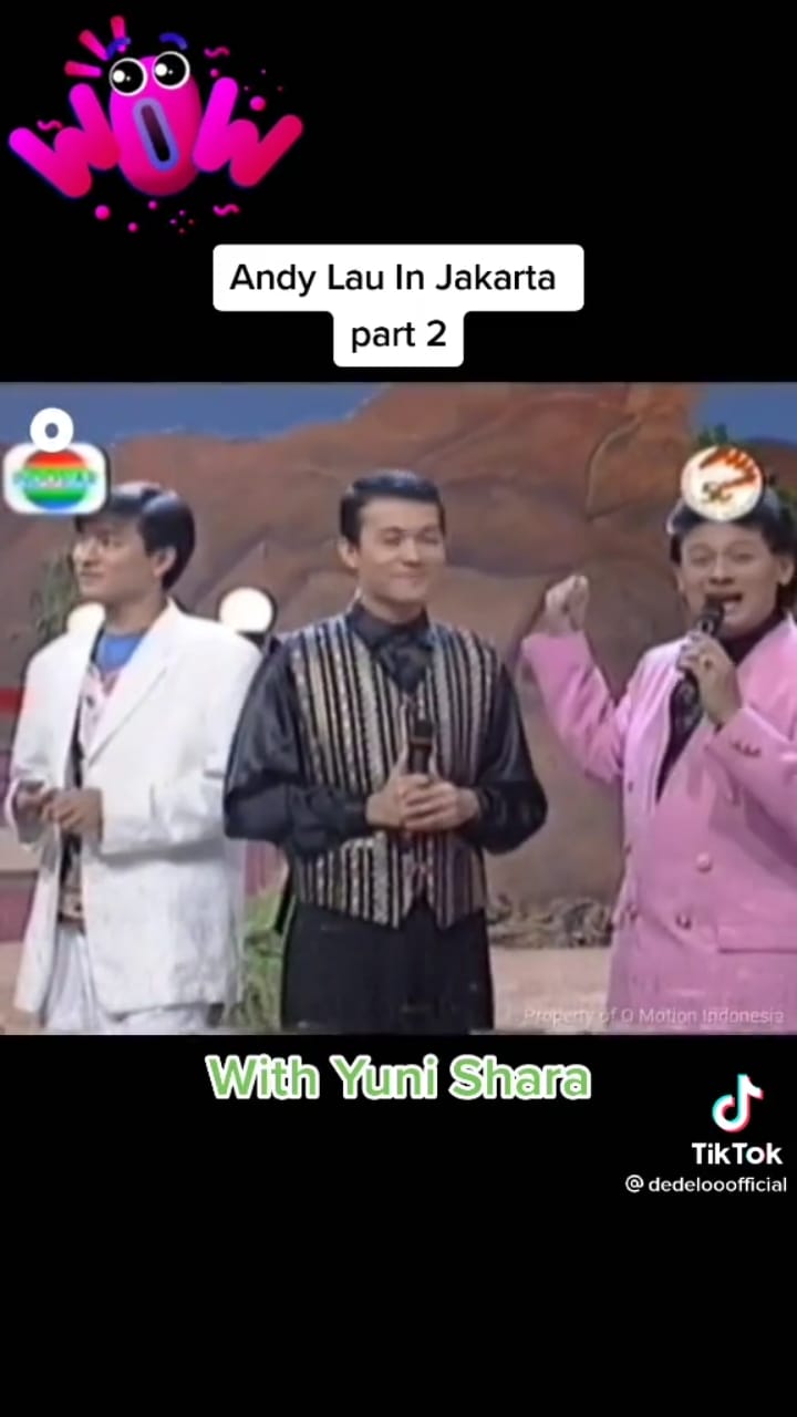 momen andy lau jadi bintang tamu tv © TikTok