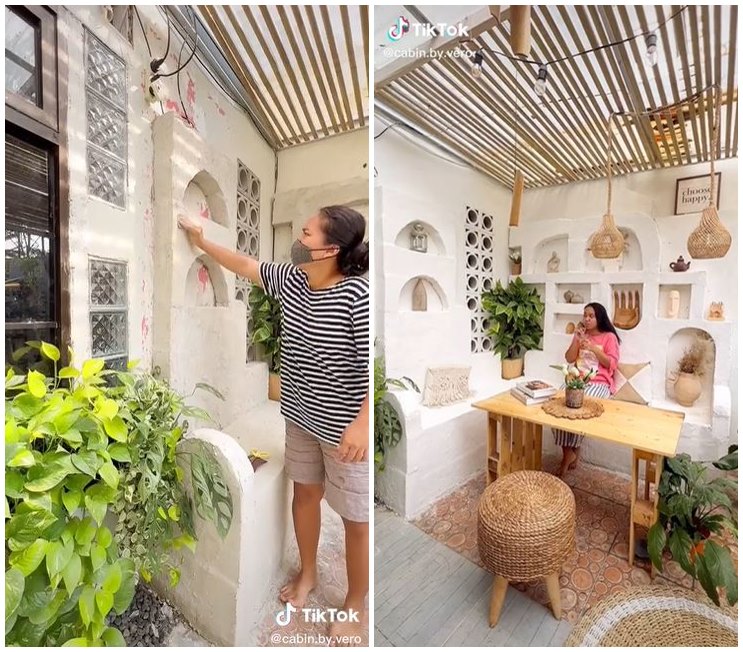 makeover teras jadi estetik © TikTok