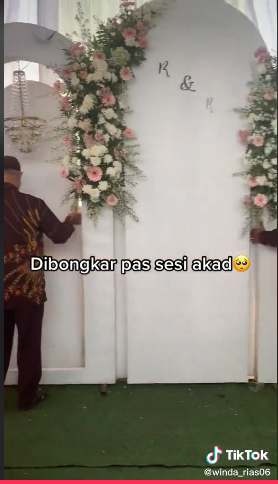  Momen acara pernikahan dirusak tetangga Tiktok