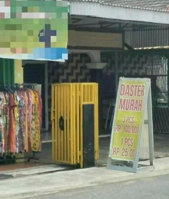 tawarkan promo di spanduk toko © berbagai sumber tawarkan promo di spanduk toko © berbagai sumber