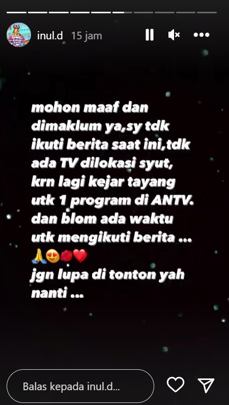 Bela Lesty Kejora, Inul ultimatum Rizky Billar Berbagai sumber Bela Lesty Kejora, Inul ultimatum Rizky Billar Berbagai sumber