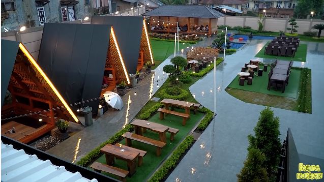 10 Potret restoran Sunda Lesty Kejora-Rizky Billar, mewah dan cozy