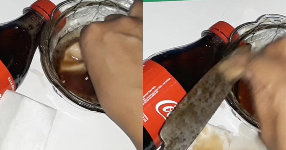 Cara bersihkan pisau dapur berkarat, cuma pakai 1 bahan
