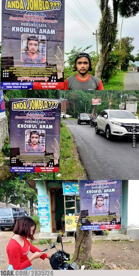 jomblo kalau usaha endingnya kocak © berbagai sumber jomblo kalau usaha endingnya kocak © berbagai sumber