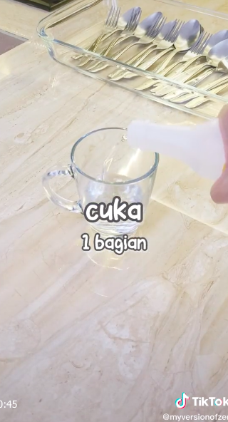 Trik jitu membersihkan sendok dan garpu, mengkilap seperti baru