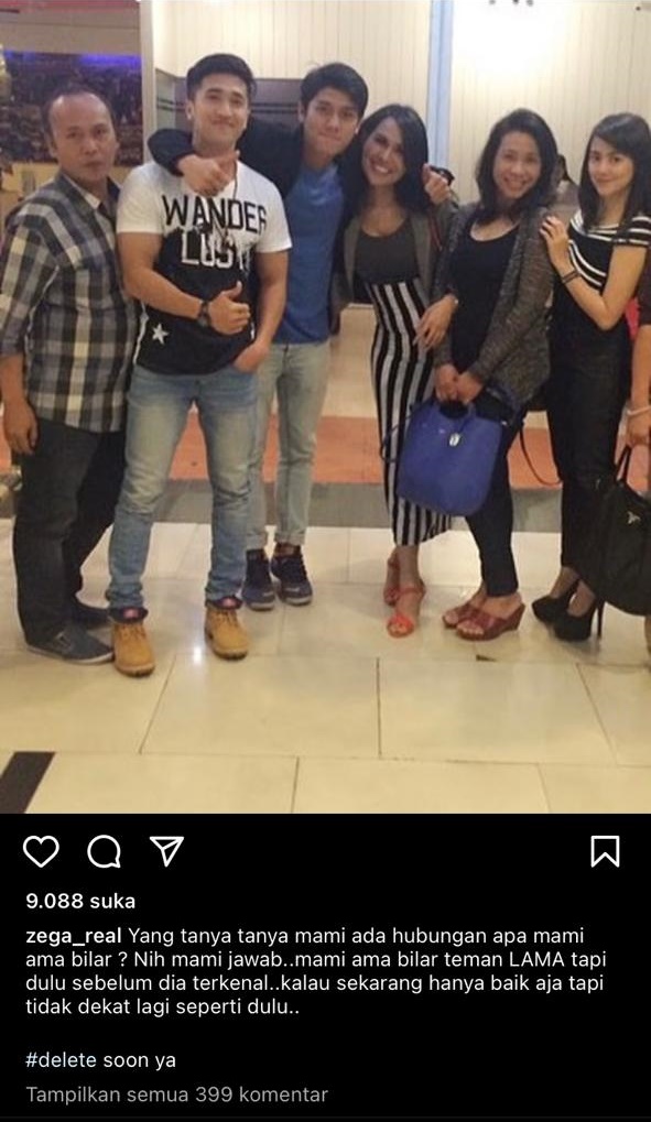 isa zega dikaitkan dengan rizky billar © berbagai sumber