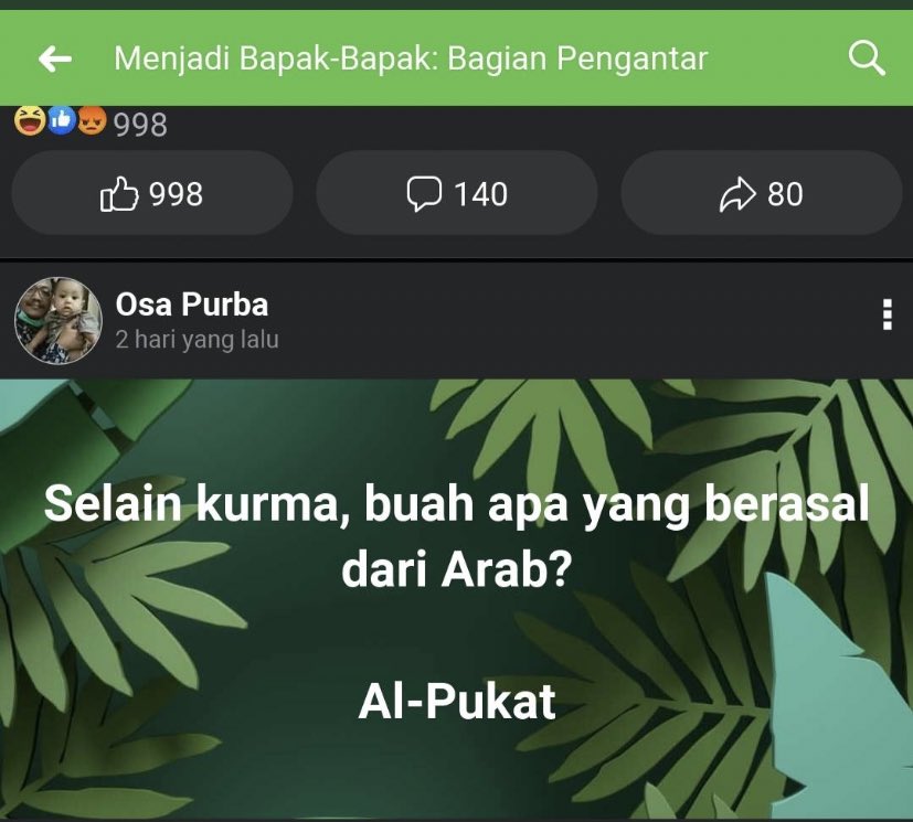status kocak bapak-bapak © berbagai sumber status kocak bapak-bapak © berbagai sumber