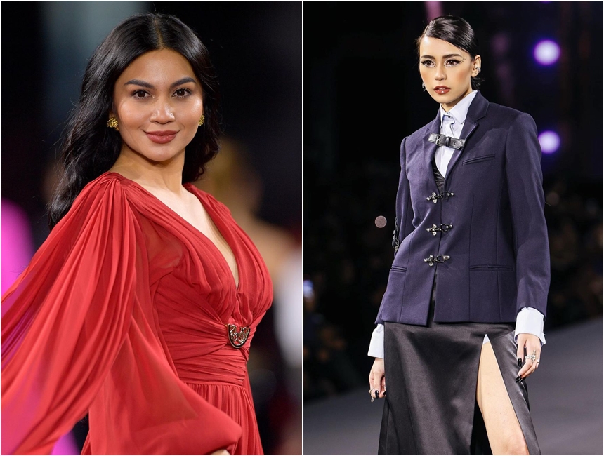 Ikuti Paris Fashion Week, ini 9 beda gaya Ariel Tatum dan Tamara Dai