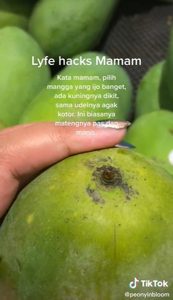 Trik simpel memilih buah mangga yang matangnya pas dan manis